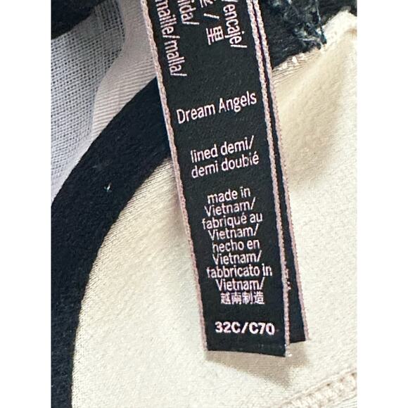 Victoria’s Secret Dream Angels black lace bra size 32 C - Picture 5 of 14